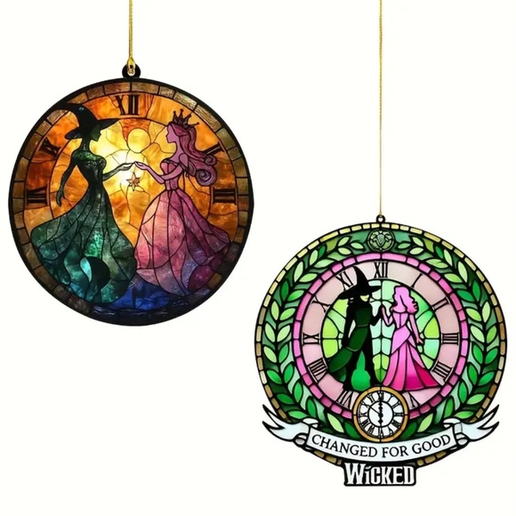 NIP! Set of 2 Small Wicked Sun Catchers / Ornaments! - Picture 1 of 7